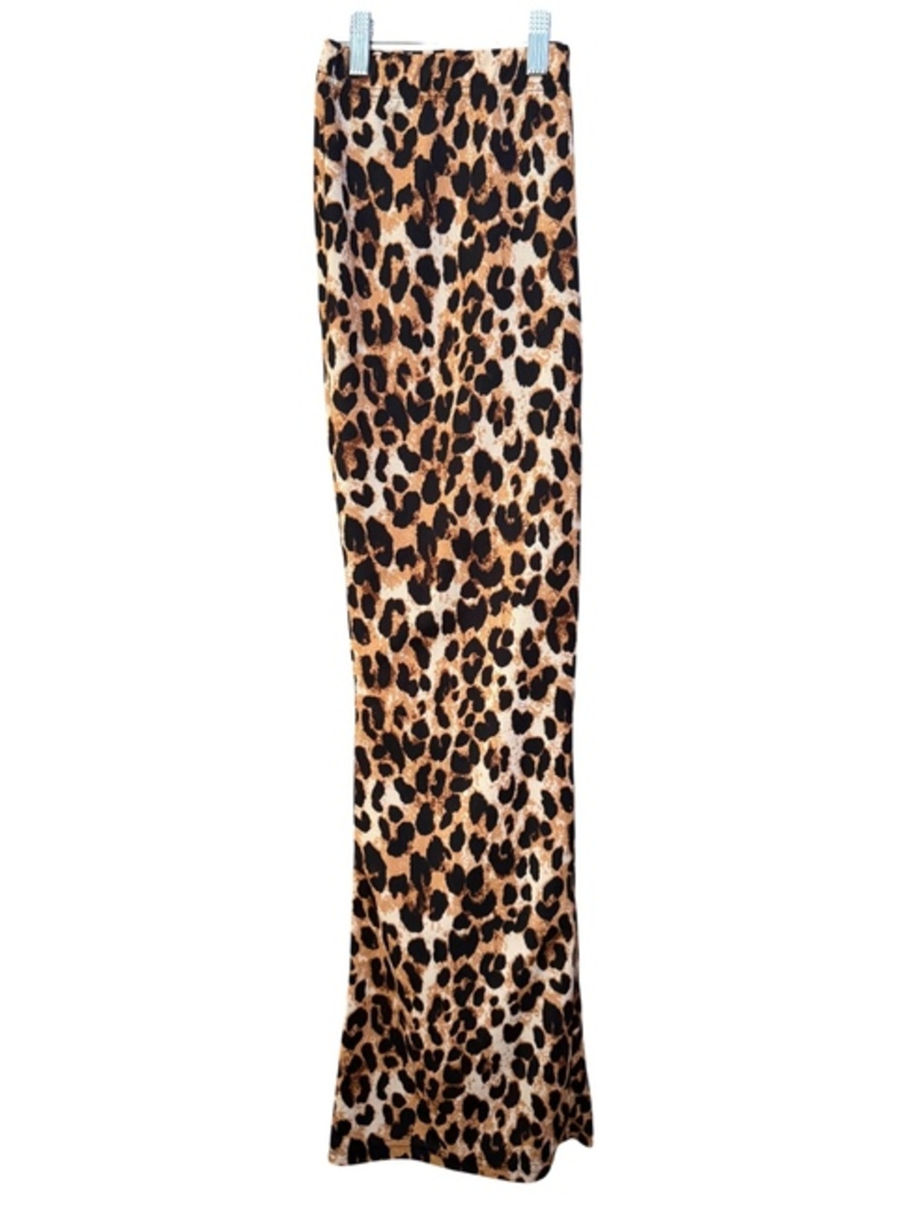Leopard Wrinkle-free Knit Pants 2X